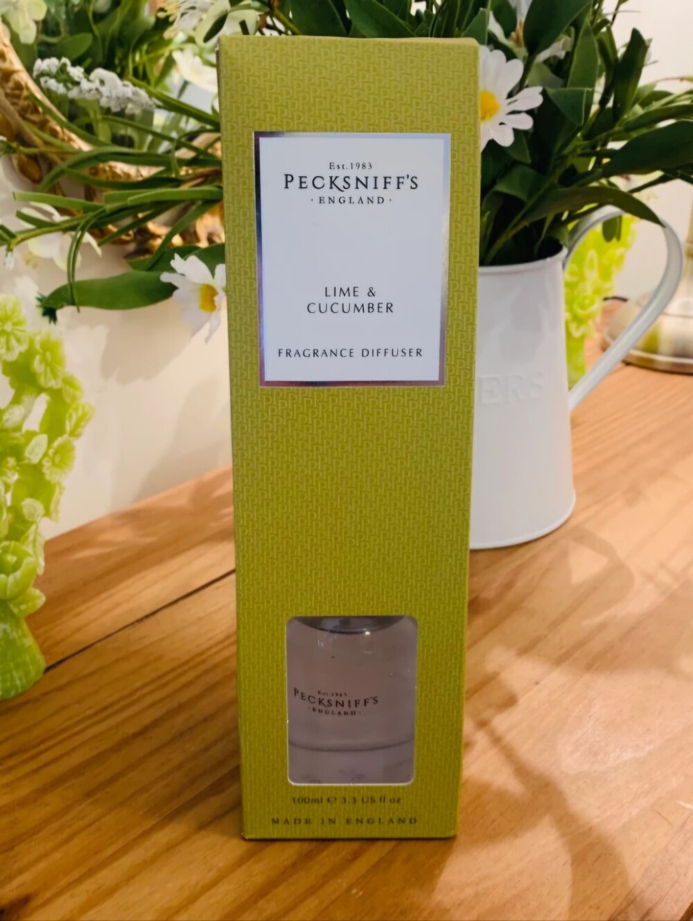 Pecksniff's Lime & Cucumber Fragrance Diffuser - NIB